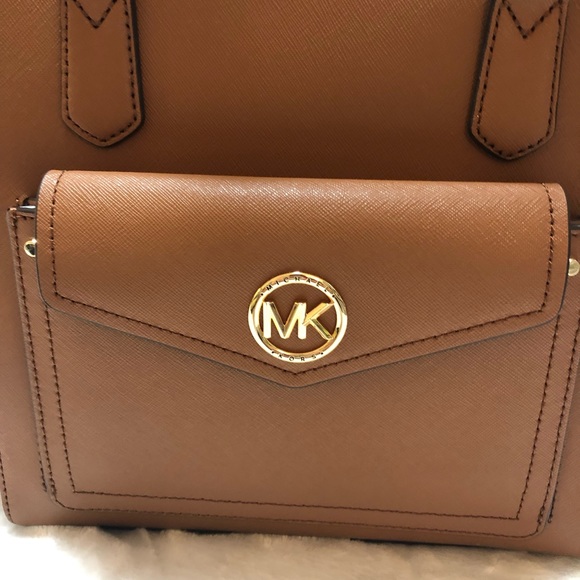 Michael KORS Joey Md Pocket Leather Tote - Picture 3 of 8